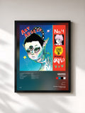 #noir Tableau de l'album Art Angels de Grimes, cadre noir, imprimé et encadré en France