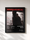 #noir Tableau de l'album Roadhouse 01 de Allan Rayman, cadre noir, imprimé et encadré en France