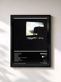 #noir Tableau de l'album EP+6 de Mogwai, cadre noir, imprimé et encadré en France