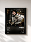 #noir Tableau de l'album Tengo Ganas de Fidel Rueda, cadre noir, imprimé et encadré en France