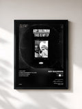 #noir Tableau de l'album This Is My EP de Ady Suleiman, cadre noir, imprimé et encadré en France