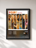 #noir Tableau de l'album Natural de S Club, cadre noir, imprimé et encadré en France