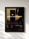 #noir Tableau de l'album Divenire de Ludovico Einaudi, cadre noir, imprimé et encadré en France