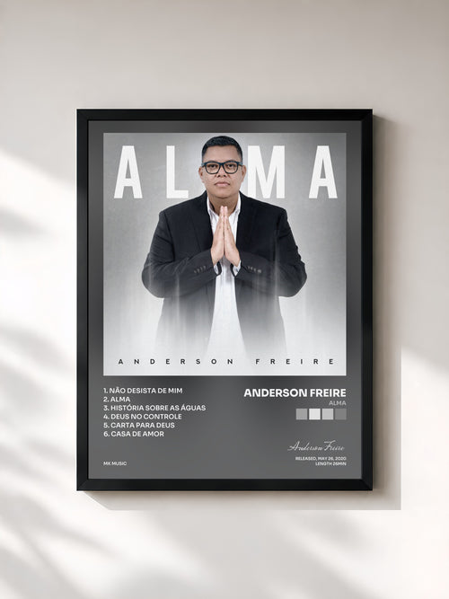 Anderson Freire · Alma — Affiche encadrée