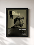 #noir Tableau de l'album Tú Ve de Kevin Johansen, cadre noir, imprimé et encadré en France