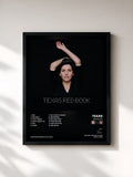 #noir Tableau de l'album Red Book de Texas, cadre noir, imprimé et encadré en France