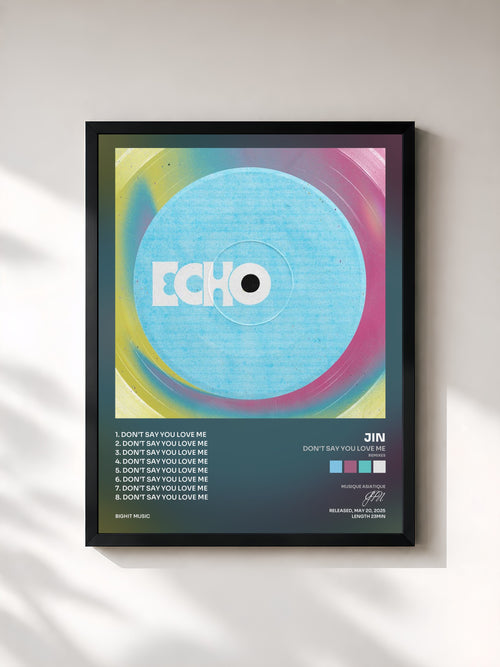 JIN · Don't Say You Love Me (Remixes) — Affiche encadrée