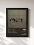 #noir Tableau de l'album Guilt-Free de eAeon, cadre noir, imprimé et encadré en France
