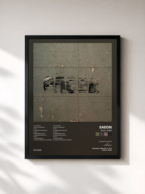 eAeon · Guilt-Free — Affiche encadrée