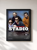 #noir Tableau de l'album Le Più Belle Degli Stadio de Stadio, cadre noir, imprimé et encadré en France