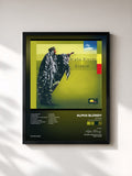 #noir Tableau de l'album Elohim (2010 Remastered Edition) de Alpha Blondy, cadre noir, imprimé et encadré en France