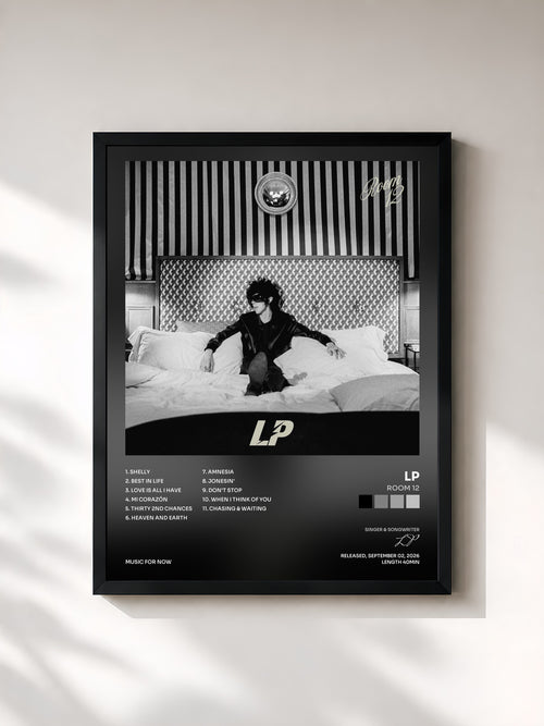 LP · Room 12 — Affiche encadrée