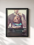 #noir Tableau de l'album Sig. Brainwash - L'arte di accontentare de Fedez, cadre noir, imprimé et encadré en France