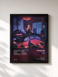 #noir Tableau de l'album STARFUCKER de Slayyyter, cadre noir, imprimé et encadré en France