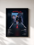 #noir Tableau de l'album unamerican beauty de XYLØ, cadre noir, imprimé et encadré en France