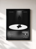 #noir Tableau de l'album ALTAR INVISÍVEL de Isaías Saad, cadre noir, imprimé et encadré en France