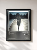 #noir Tableau de l'album ICU de Lou Doillon, cadre noir, imprimé et encadré en France
