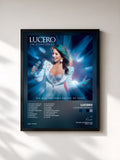 #noir Tableau de l'album Lucero En Concierto de Lucero, cadre noir, imprimé et encadré en France