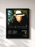 #noir Tableau de l'album Luis Miguel (Edición De Lujo) de Luis Miguel, cadre noir, imprimé et encadré en France