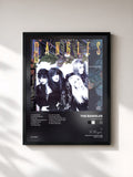 #noir Tableau de l'album Everything de The Bangles, cadre noir, imprimé et encadré en France