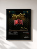 #noir Tableau de l'album Trayectoria Lo Mejor de... de Los Rojos, cadre noir, imprimé et encadré en France