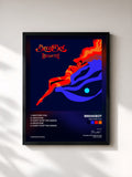 #noir Tableau de l'album Another You de Breakbot, cadre noir, imprimé et encadré en France