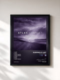 #noir Tableau de l'album Atlas: Connect de Sleeping At Last, cadre noir, imprimé et encadré en France
