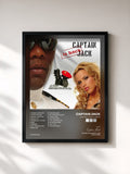 #noir Tableau de l'album Captain Jack Is Back de Captain Jack, cadre noir, imprimé et encadré en France