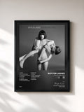 #noir Tableau de l'album The Haunted Man de Bat for Lashes, cadre noir, imprimé et encadré en France