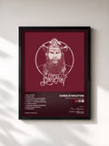 #noir Tableau de l'album From A Room: Volume 2 de Chris Stapleton, cadre noir, imprimé et encadré en France