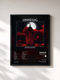 #noir Tableau de l'album Grosse Freiheit (15 Jahre Jubiläumsedition) de Unheilig, cadre noir, imprimé et encadré en France