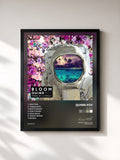#noir Tableau de l'album Bloom de Quinn XCII, cadre noir, imprimé et encadré en France