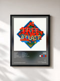 #noir Tableau de l'album Free At Last de Free, cadre noir, imprimé et encadré en France