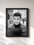 #noir Tableau de l'album Met Andere Woorden de Jan Smit, cadre noir, imprimé et encadré en France