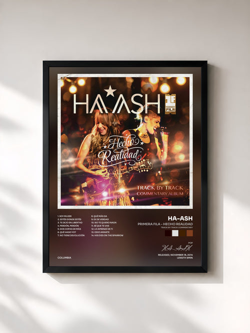 HA-ASH · Primera Fila - Hecho Realidad (Track by Track Commentary) — Affiche encadrée