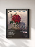 #noir Tableau de l'album Only The Strong Survive de Billy Paul, cadre noir, imprimé et encadré en France