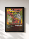 #noir Tableau de l'album The Brasil Project Vol. II de Toots Thielemans, cadre noir, imprimé et encadré en France