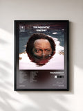 #noir Tableau de l'album Drunk de Thundercat, cadre noir, imprimé et encadré en France