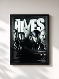 #noir Tableau de l'album The Black and White album de The Hives, cadre noir, imprimé et encadré en France