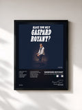 #noir Tableau de l'album Have You Met Gaspard Royant? de Gaspard Royant, cadre noir, imprimé et encadré en France