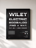 #noir Tableau de l'album Electric Boogaloo (Find a Way) [feat. J2K, Jodie Connor] (Remixes, Pt. 2) de Wiley, cadre noir, imprimé et encadré en France