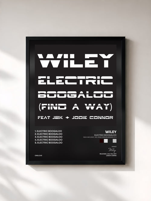 Wiley · Electric Boogaloo (Find a Way) [feat. J2K, Jodie Connor] (Remixes, Pt. 2) — Affiche encadrée