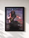 #noir Tableau de l'album Something Is Wrong de Max Romeo, cadre noir, imprimé et encadré en France