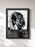 #noir Tableau de l'album Rapture de Original Koffee, cadre noir, imprimé et encadré en France