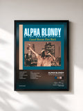 #noir Tableau de l'album Grand Bassam Zion Rock (2010 Remastered Edition) de Alpha Blondy, cadre noir, imprimé et encadré en France