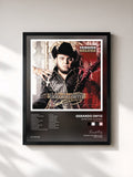 #noir Tableau de l'album Entre Dios y El Diablo (Deluxe Version) de Gerardo Ortiz, cadre noir, imprimé et encadré en France