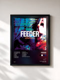 #noir Tableau de l'album Polythene de Feeder, cadre noir, imprimé et encadré en France