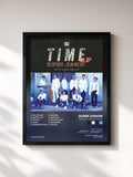 #noir Tableau de l'album Time_Slip - The 9th Album de SUPER JUNIOR, cadre noir, imprimé et encadré en France