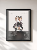 #noir Tableau de l'album Chapters (Deluxe) de Yuna, cadre noir, imprimé et encadré en France