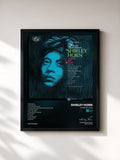 #noir Tableau de l'album Loads Of Love de Shirley Horn, cadre noir, imprimé et encadré en France